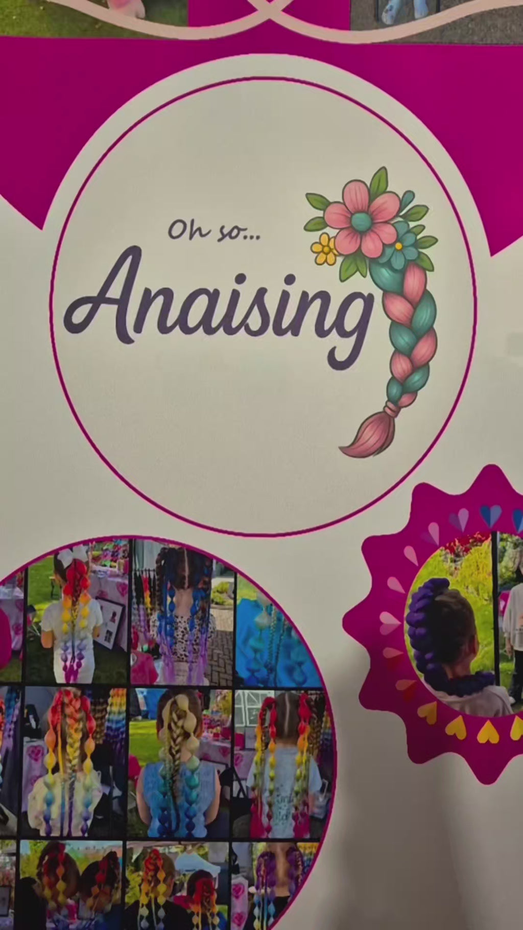 Handmade Red Light Up Bubble Braid, Valentine's Day Hair Accessory, LED Festival Rave Hair Piece, Ruby Red Sculptural Braid, Cupid Cosplay Extension